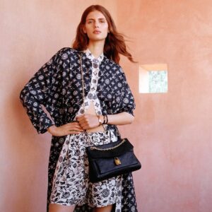 Alternative view of Louis Vuitton Anytime Flap Bag Crossbody 11.6in/ 29.5cm Black Gold Hardware For Women M14604