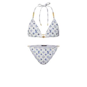 Louis Vuitton Aquarelle Monogram Bikini Petrol Blue For Women 1AHHU5