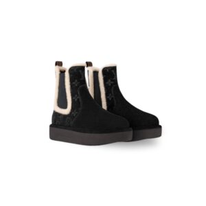 Louis Vuitton Aspen Chelsea Ankle Boots Black For Women 1ADC6X Size 36 EU - 5 US - 23 Cm - 9.05 In