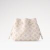 Louis Vuitton Bella Mahina Crossbody Bag 7.5in/ 17cm Dream Cream Gold Hardware For Women M15114 - Image 6
