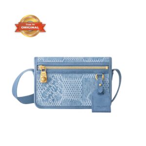 Louis Vuitton Bosphore Wearable Wallet Blue For Men 19cm/7.5in - N00210