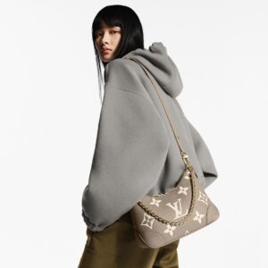 Alternative view of Louis Vuitton Boulogne PM Crossboy Bag 10.2in/ 26cm Dove Gray/ Cream Gold Hardware For Women M13224