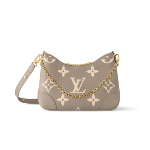 Louis Vuitton Boulogne PM Crossboy Bag 10.2in/ 26cm Dove Gray/ Cream Gold Hardware For Women M13224