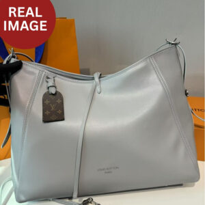 Alternative view of Louis Vuitton CarryAll Dark MM Shoulder Bag 15.4in/ 39cm Trianon Gray Silver Hardware For Women M12583