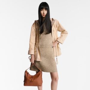 Alternative view of Louis Vuitton CarryAll PM Shoulder Bag 11.6in/ 29.5cm Cognac Brown Gold Hardware For Women M11790