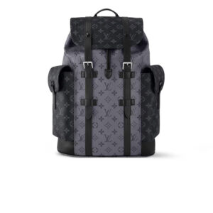 Louis Vuitton Christopher MM Monogram Eclipse Black For Men 17.3in/44cm M45419
