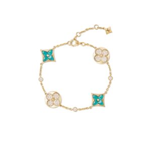Louis Vuitton Color Blossom BB Multi-Pattern Bracelet Gold-Toned For Women Q05979