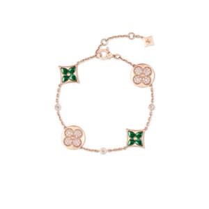 Louis Vuitton Color Blossom BB Star And Sun Multi-Motif Bracelet Pink-Toned For Women QA5121