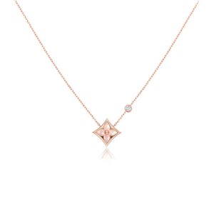 Louis Vuitton Color Blossom BB Star Pendant Necklace Pink-Toned For Women Q93612