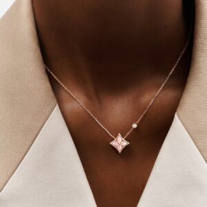 Alternative view of Louis Vuitton Color Blossom BB Star Pendant Necklace Pink-Toned For Women Q93612