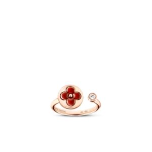 Louis Vuitton Color Blossom Mini Sun Ring Pink Gold For Women - Q0S23A