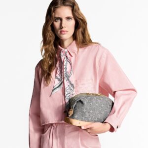 Alternative view of Louis Vuitton Cosmetic Pouch GM Cloudy Gray For Women 10.6in/27cm M13750