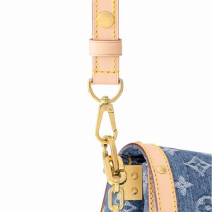 Alternative view of Louis Vuitton Dauphine Soft GM Denim Blue For Women 11in/28cm M13319