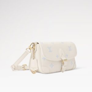 Alternative view of Louis Vuitton Diane Shouder Bag 9.4in/ 24cm Milky White/ Blue Gold Hardware For Women M28054