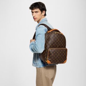 Alternative view of Louis Vuitton Discovery Cargo Backpack 15.3in/ 39cm Monogram Gold Hardware For Men M25979