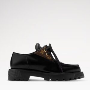 Alternative view of Louis Vuitton District Derby Flat Loafer Black For Women 1AIBY5