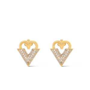 Louis Vuitton Essential Love Earrings Yellow Gold Hardware For Women M03529