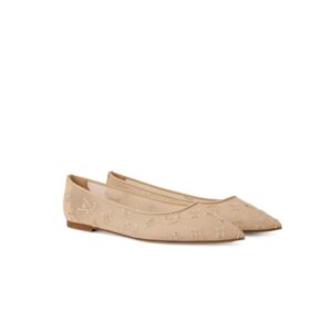 Louis Vuitton Gala Flat Ballerina Nude Beige For Women 1AIDQS