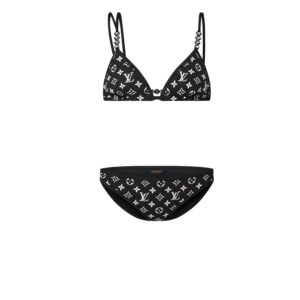 Louis Vuitton Graphic Monogram Bikini Black For Women 1ABYQY