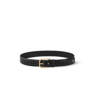 Louis Vuitton Heritage 35mm Belt Black For Men M8709U