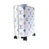 Louis Vuitton Horizon 55 Suitcase 21.7in/ 55cm White Champagne Hardware M10253 - Image 2