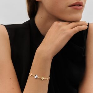 Alternative view of Louis Vuitton Idylle Blossom Bracelet, 3 Golds And Diamonds For Women- Q95286