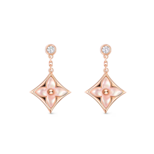 Louis Vuitton Color Blossom BB Star Earrings Pink For Women Q96667