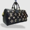 Louis Vuitton Keepall Bandouliere 45 Travel Bag 17.7in/ 45cm Black Gold Hardware M46670 - Image 4