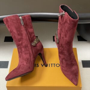 Alternative view of Louis Vuitton Legacy Ankle Boots Bordeaux Red For Women 1AIDZH