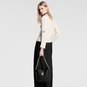 Alternative view of Louis Vuitton Lock And Walk Bag Black For Women M24006- 20.5 Cm/ 8 Inches