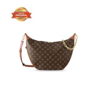 Louis Vuitton Loop Hobo Monogram Canvas Brown For Women 38cm/15in M46311