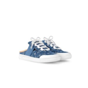 Louis Vuitton Lous Open Back Sneaker Blue For Women 1AGZEZ