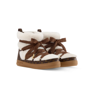 Louis Vuitton LV Cloud Lace-Up Ankle Boots Sneaker Beige For Women 1AIV31