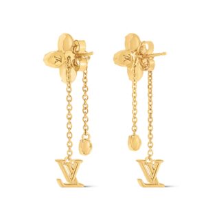 Alternative view of Louis Vuitton LV Dazzle Earrings Gold-Toned For Women M01996