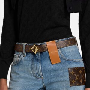 Alternative view of Louis Vuitton LV Flowergram 30mm Reversible Belt Garnet For Women M4556U