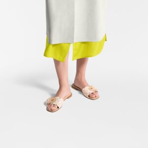 Alternative view of Louis Vuitton Frame Flat Mule Beige For Women 1ACXII