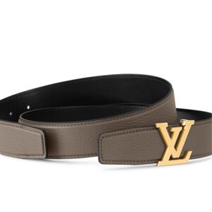 Alternative view of Louis Vuitton LV Heritage 35mm Reversible Belt Taupe/Black For Men M8717V
