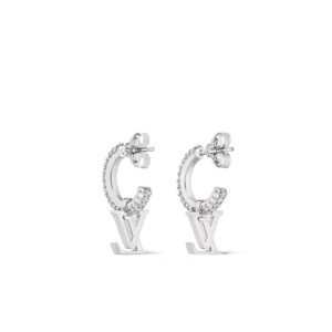 Alternative view of Louis Vuitton Iconic Earrings Silver-Toned For Women - M02276