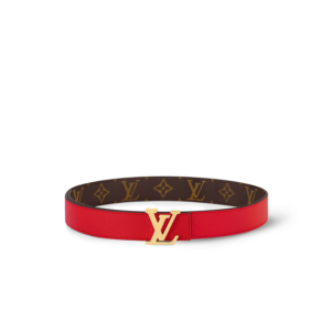 Louis Vuitton LV Initiales 30mm Reversible Belt Red For Women M0322V