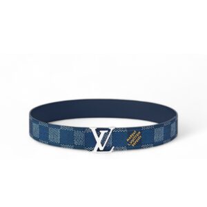 Louis Vuitton LV Initiales 40mm Reversible Belt Blue For Men M8645V