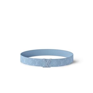 Louis Vuitton LV Initiales 40mm Reversible Belt Sky Blue For Men M8965U