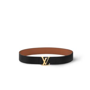 Louis Vuitton LV Initiales Belt 40mm Black For Men M9151U