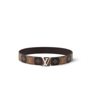 Louis Vuitton LV Initiales College Monogram Heritage 40mm Reversible Belt Brown For Men M4381U
