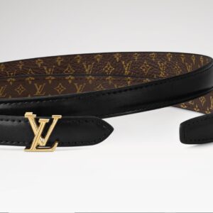 Alternative view of Louis Vuitton LV Mini 15mm Reversible Belt Black For Women M8869W