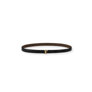 Louis Vuitton LV Mini 15mm Reversible Belt Black For Women M8869W