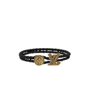Louis Vuitton LV Rodeo Bracelet Black 19cm/7.5in - M8735E