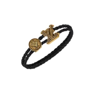 Alternative view of Louis Vuitton LV Rodeo Bracelet Black 19cm/7.5in - M8735E