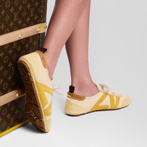 Alternative view of Louis Vuitton LV Sneakerina Light Beige For Women 1AHNEM