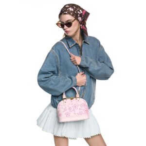 Alternative view of Louis Vuitton LV x TM Alma BB Top Handle Bag 9.3in/ 23.5cm Pink Gold Hardware For Women M13104