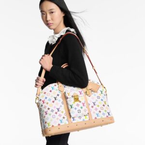 Alternative view of Louis Vuitton LV x TM Alma Travel Top Handle Bag 17.7in/ 45cm Multicolored Gold Hardware For Women M27901